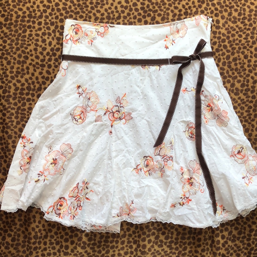 Swiss dot skirt